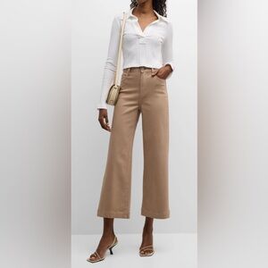 Paige Anessa Coated Jeans Size 28 French Latte Luxe